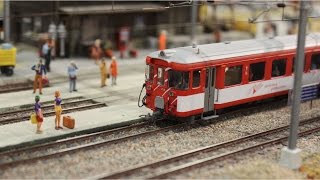 H0m Schmalspur Modellbahn  Schweizer Bergbahnen [upl. by Jenkins793]