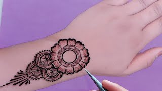 Very beautiful stylish mehndi design  easy amp simple mehndi design  mehndi ka design mehndi design [upl. by Evanne308]