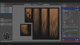 FiberShop  Realtime Hair Card Texture Generator Software [upl. by Amzu]