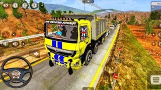 Bharat Benz Dumper Game Play Video  Bharat Benz Dumper Mod Bussid  Bus Simulator indonesia Games [upl. by Cordy]