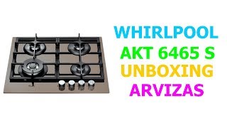 WHIRLPOOL AKT 6465 S unboxing  4 Burner Beige Ceramic Glass Gas Hob  WHIRLPOOL 6465 S kaitlente [upl. by Adrahs568]