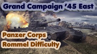 Panzer Corps 73 Breslau Grand Campaign 45 Rommel Difficulty [upl. by Terza]