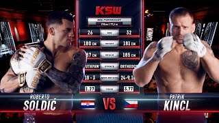 KSW Free Fight Roberto Soldić vs Patrik Kincl  KSW 65 [upl. by Leisam]