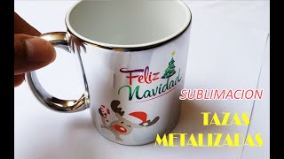 Como Sublimar TAZAS METALIZADAS [upl. by Noemis923]