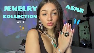 Asmr ✨ Jewelry Collection pt 1 🫶 lots of TINGLY jewelry sounds all my jewelry [upl. by Reynolds136]