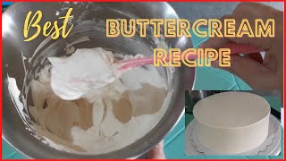 Not too sweet Ermine buttercream recipe [upl. by Tony729]