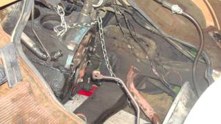 318 Dodge van motor engine swap  removal  mopar [upl. by Ulphia968]