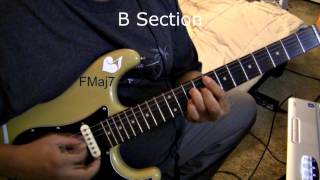 The Dramatics  Be my Girl  Guitar Chords Lesson [upl. by Keelin29]