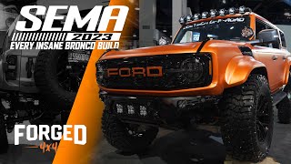 Every Custom BRONCO Build at SEMA 2023 [upl. by Gerry644]