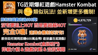 TG近期爆紅遊戲Hamster Kombat倉鼠格鬥 推特追蹤數超過600萬有機會超越NOT 完全0嚕 教你如何開局即賺600萬金幣如何開自動連點器 農場嚕羊毛EP114 [upl. by Paulita242]