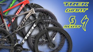 🧐💰💰 Cual es la mejor bici para iniciar en MTB Trek Giant Specialized Scott [upl. by Gerta]