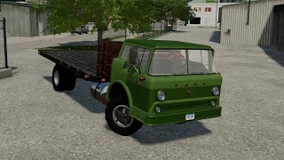 Ford C600 Flatbed  Farming Simulator 2022 FS 22 LS 22 American Truck Mod [upl. by Beverly475]