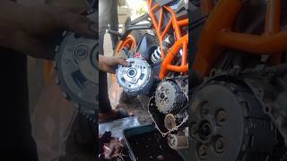 slipper clutch installation KTM RC 390 BS3 ktm ktmrc390 shorts [upl. by Enaols]