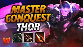 THOR ESTOS MUROS NI YMIR D  Warchi  Smite Master Conquest [upl. by Leahplar]