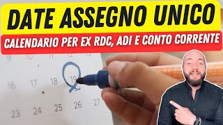 ASSEGNO UNICO 2024 ecco le date ufficiali su conto corrente e non [upl. by Xilef]