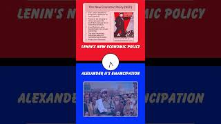 Lenins New Economic Policy vs Alexander IIs Emancipation 📜 Historical Reform 🌱 shortvideo [upl. by Amadeo]