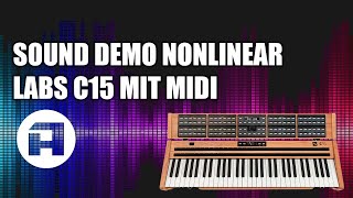 Sound Demo zum Nonlinear Labs C15 mit Midi [upl. by Dunseath]