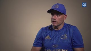 EXCLUSIVE Felipe Contepomi on his return to Leinster Rugby  Preseason 201819 [upl. by Annaillil]