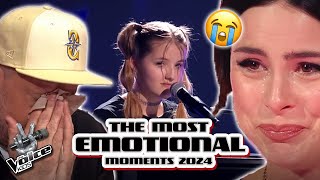 The Most EMOTIONAL Moments Of The Voice Kids 2024😭😍  The Voice Kids 2024 [upl. by Elyrehc]