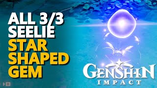 Star Shaped Gem Seelie Genshin Impact All 33 Puzzle [upl. by Mashe973]