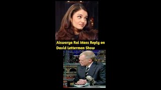 Aishwarya Rai interview on David Letterman Show shorts [upl. by Novled]