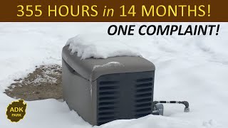 Kohler 14 kW STANDBY Generator OFFGRID Review  Oil Change [upl. by Nrehtac]