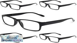 Gaoye 5Pack Reading Glasses Blue Light Blocking Spring Hinge Readers for Women Review [upl. by Newbill131]