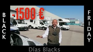 Autocaravanas de ocasión en oferta  BLACK FRIDAY  1500€ de descuento en todos los modelos [upl. by Hiram]