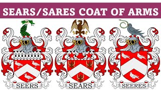 Sears Coat of Arms amp Family Crest  Symbols Bearers History [upl. by Bernat]