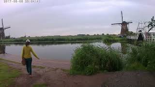 Kinderdijk windmills in Netherlands Unesco world heritage [upl. by Kinny]