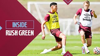 Edson Alvarez and James WardProwses First Day In Training  Inside Rush Green [upl. by Annai]