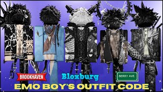 New Aesthetic Outfit Codes for Bloxburg Berry Avenue and Brookhaven  Boy Outfits Code 2024 Part 22 [upl. by Idhem]