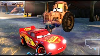 Franks Farm Tractor Tipping Lightning McQueen and Many Characters From The Movie Cars 3 [upl. by Laamak140]