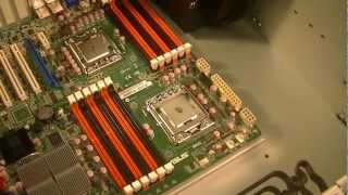 How to build a server computer Part5 Installing CPU Cooling Units [upl. by Margie]