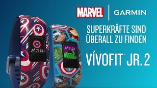 Garmin vívofit® jr 2  Marvel Avengers [upl. by Elleoj]