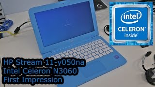 HP Stream 11y050na Unboxing and First Impressions [upl. by Huskey]