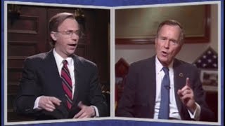 WATCH  ‘SNL’ Pays Tribute To George HW Bush With Clips Of His amp Dana Carvey’s Sketches [upl. by Nagaer]