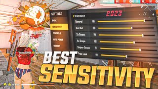 2023  BEST SENSITIVITY  FOR HEADSHOT  FREE FIRE SECRET SENSITIVITY [upl. by Preuss686]