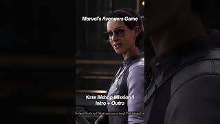 Marvel’s Avengers  Kate Bishop Mission 1 Intro  Outro shorts [upl. by Nhguavad40]