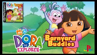 DORA THE EXPLORER BARNYARD BUDDIES GAMEPLAY PS1 [upl. by Jamille]