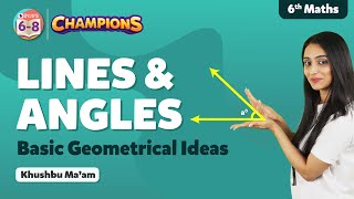 Lines and Angles  Basic Geometrical Ideas Class 6 Maths Concepts  BYJUS  Class 6 [upl. by Harwin373]