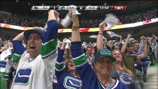 Ryan Kesler 21 Goal  Canucks Vs Sharks  R1G2 2013 Playoffs  050313  HD [upl. by Emeline671]