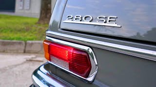 1969 MercedesBenz 280 SE W108 the Sclass grandfather [upl. by Marka132]