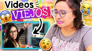 REACCIONANDO a mis VIDEOS ANTIGUOS 😰 ¡QUE HORROR😱🙈 ✄ Craftingeek [upl. by Nailimixam]