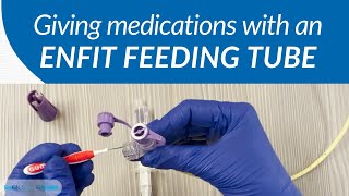 Giving medications with a non ENFit syringe [upl. by Gerta269]