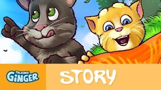 Talking Ginger’s Bedtime Story  The Bright Orange Kite [upl. by Readus]