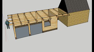 Ik bouw mijn tuinhuis zelf  DIY garden house  Gartenhaus selber bauen  Overkapping bouwen [upl. by Hoyt]