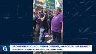 SÃO BERNARDO DO CAMPO Vereador KABEÇA PMB CHEGA NA CAMINHADA DO BEM [upl. by Narih669]