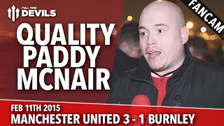 Quality Paddy McNair  Manchester United 3 Burnley 1  FANCAM [upl. by Eeryk]