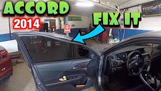 Honda Accord weather strip came off lets install it back on [upl. by Aehsa907]